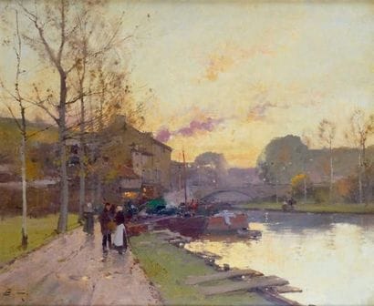 Eugène GALIEN-LALOUE - 1854-1941
BORD DE...