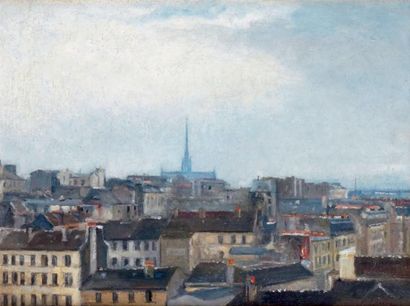 Stanislas LÉPINE - 1835-1892
VUE DE LA VILLE...