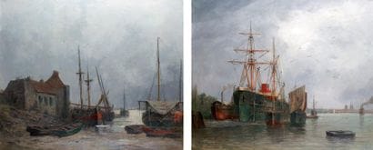 Jules VERNIER - 1862-1937
PORT DU CONQUET...
