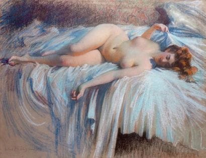 Arthur FOACHE - 1871-1967
NU ENDORMI, 1908...