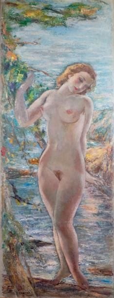 Yasushi TANAKA - 1886-1941
LE BAIN DE MER...