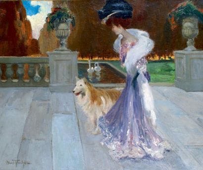 Abel TRUCHET - 1857-1918
ÉLÉGANTE DANS UN...