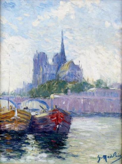 Gustave MADELAIN - 1867-1944
PARIS, LA SEINE...
