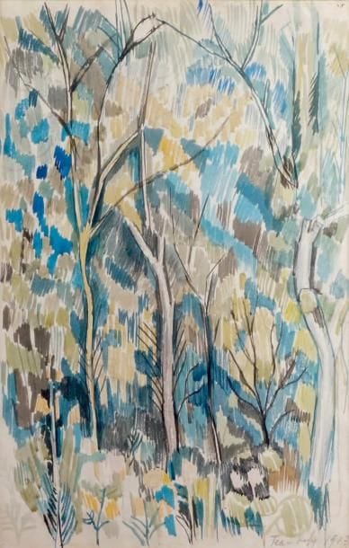 Jean DUFY - 1877-1913
LE SOUS-BOIS, 1913...