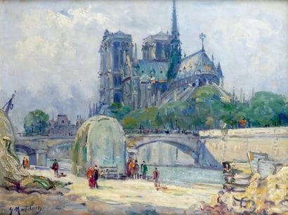 Gustave MADELAIN - 1867-1944
PARIS, LES QUAIS...