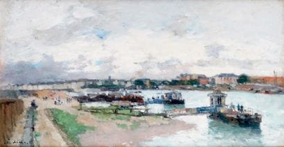 Albert LEBOURG - 1849-1928
HONFLEUR Huile...