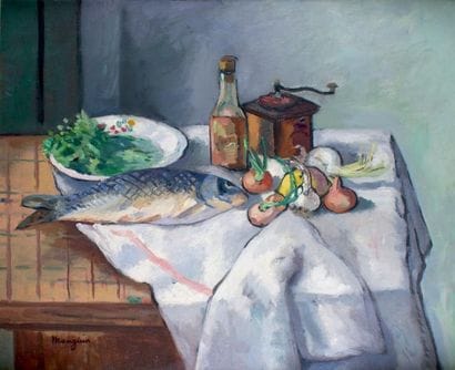 Henri MANGUIN - 1874-1949
LA CARPE ET LE...