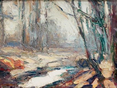 Abbé Pierre CALÈS - 1870-1961
RUISSEAU GLACÉ...