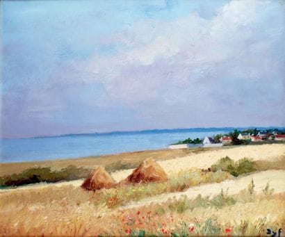 Marcel DYF - 1899-1985
BLÉ AU BORD DU GOLFE...