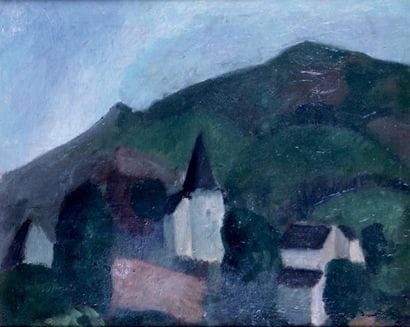Francis SMITH - 1881-1961
LE VILLAGE, 1929...