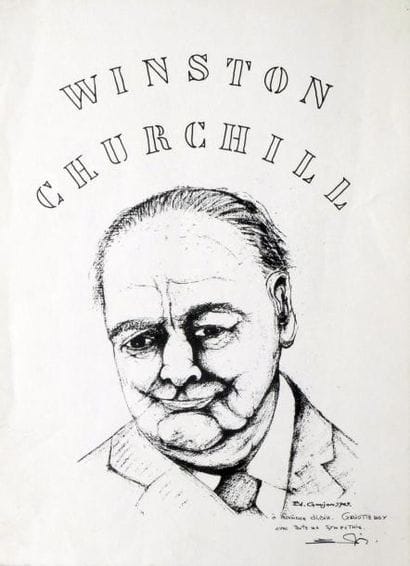 Ed. GOUJON, école française Xxème
Winston...