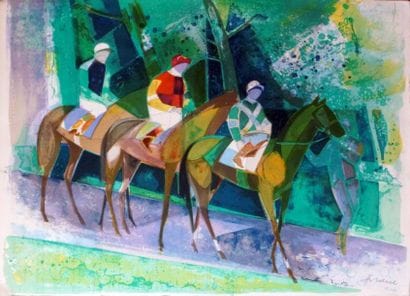 Camille HILAIRE (1916-2004)
Avant la course....