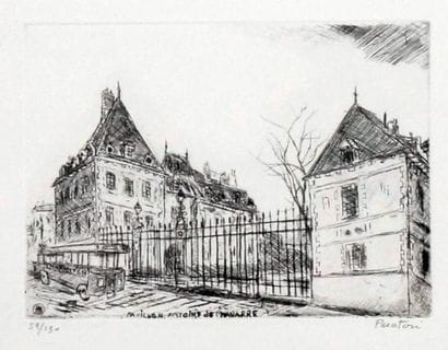 Elie PESATORI (1923-2000)
Le pavillon Antoine...