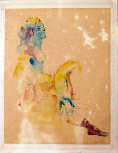 Léonor FINI (1908-1996)
Jeune fille pensive....