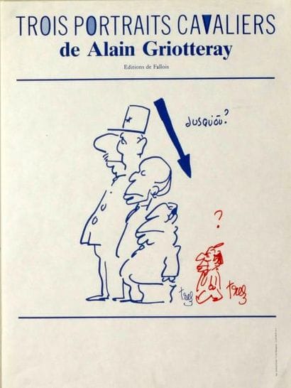Alain TREZ (né en 1926)
Trois portraits cavaliers...