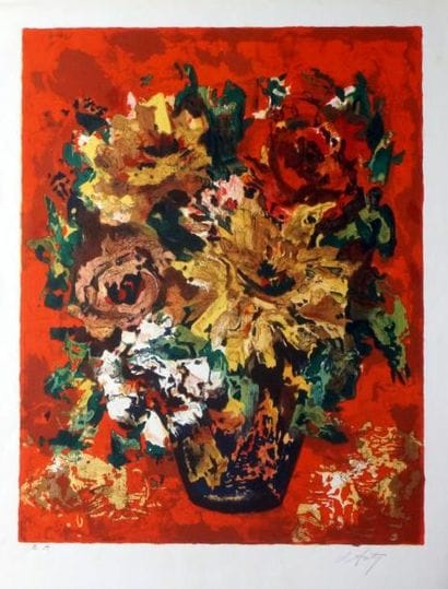 Henry d'ANTY (1910-1998)
Vase de fleurs....