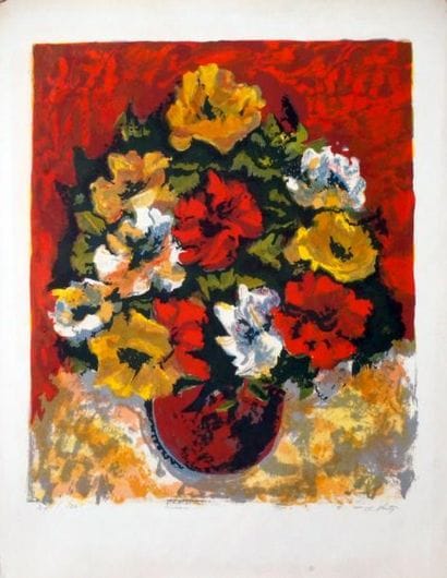 Henry d'ANTY (1910-1998)
Vase de fleurs....