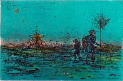 Jean CARZOU (1907-2000)
Le prieuré, le lac...