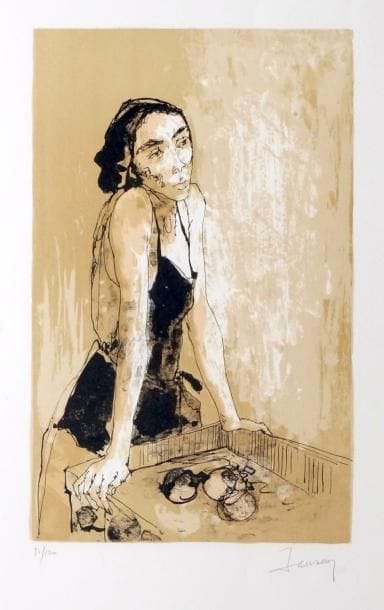 Jean JANSEM (né en 1920)
La marchande de...