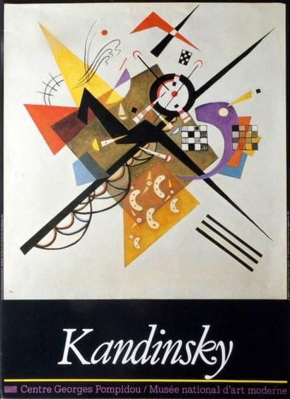 Lot de 9 affiches d'exposition des années...