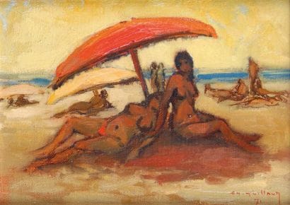 Charles Guillaud
LA PLAGE DE SAINT-TROPEZ,...