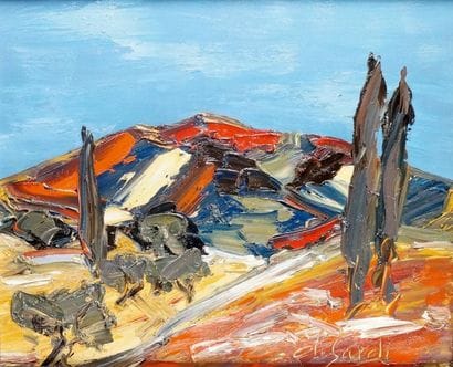 Jean SARDI, né en 1947
PAYSAGE FLAMBOYANT...