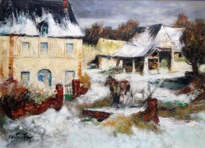 Pierre DUTEURTRE - 1911-1999
COUR DE FERME...