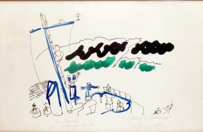 Charles LAPICQUE - 1898-1988
À BORD D'UN...