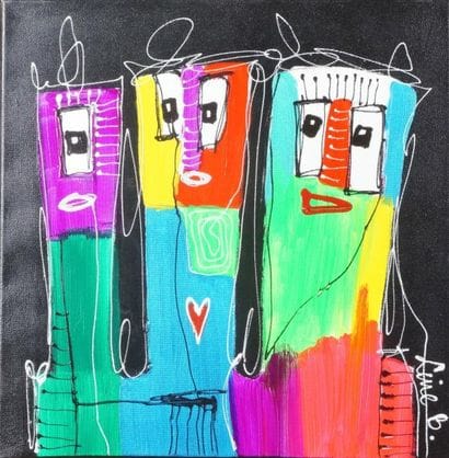 LINE B., école française contemporaine
LES...