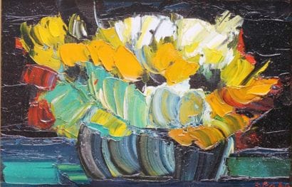 Victor SPAHN, né en 1949
VASE DE FLEURS Huile...