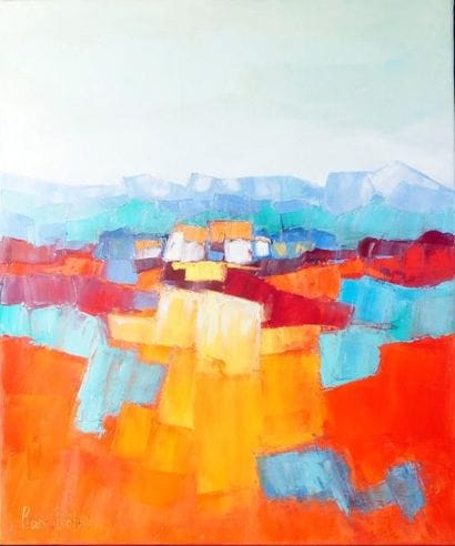 Régine PIVIER-ATTOLINI, école française contemporaine
PAYSAGE...