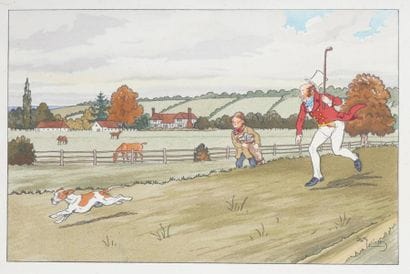 Harry Eliott (1882-1959)
LA PARTIE DE GOLF...