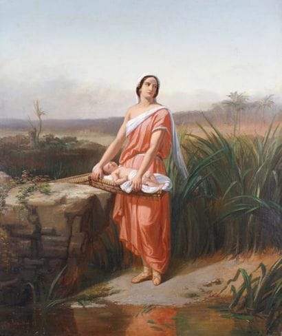 Charles-Augustin WAUTERS (1811-1869)
MOÏSE...