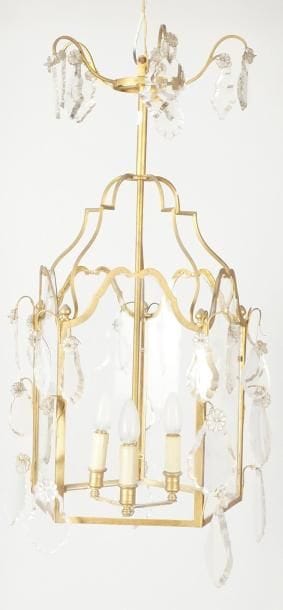 LANTERNE À TROIS LUMIÈRES à cinq côtés en...