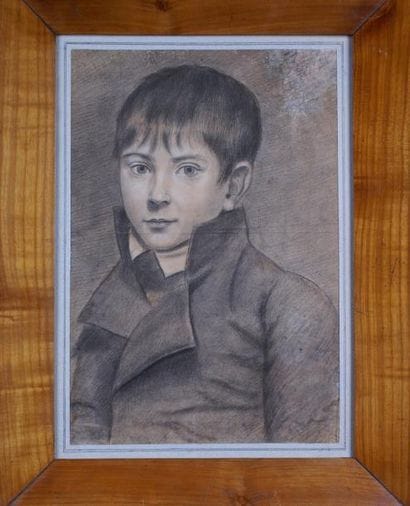 ÉCOLE FRANÇAISE, vers 1820
PORTRAIT DE JEUNE...