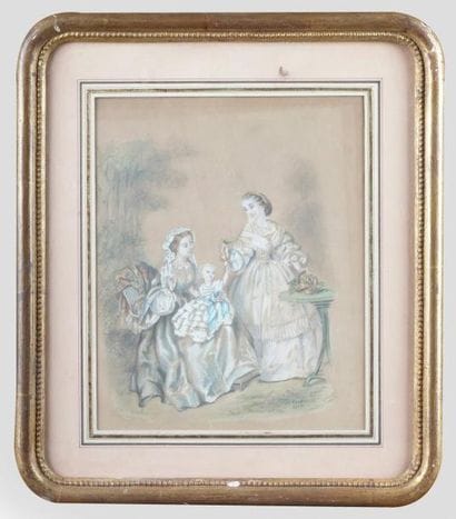 Pauline GAULET, école française du XIXe siècle
FEMMES...