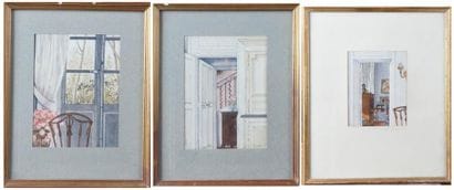 D. BROUSSE, école française du XXe siècle
Trois...