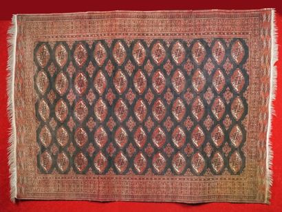 IMPORTANT TAPIS BOUKHARA (Turkmenistan, milieu...