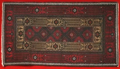 ANCIEN ET ORGINAL TAPIS BELOUTCHE (début...