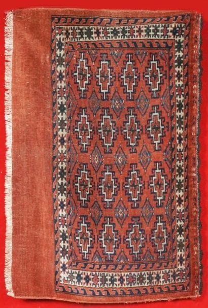TCHOUVAL-YAMOUD BOUKHARA Tapis de selle (fin...