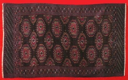 FIN ET ANCIEN TAPIS SARYCK-BOUKHARA (Fin...