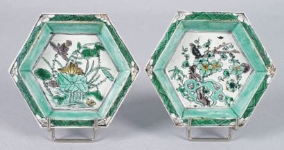 CHINE, Famille Verte, KANGXI (1622-1722)
PAIRE...