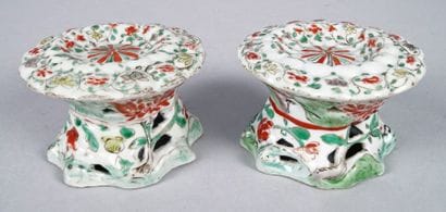 CHINE, Famille Verte, époque KANGXI (1662-1722)
PAIRE...