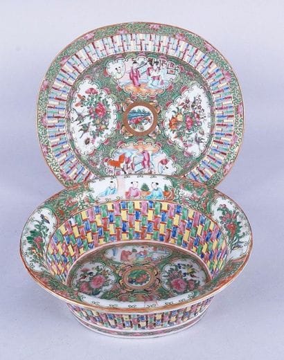 CHINE, canton, fin du XIXe siècle
CORBEILLE...