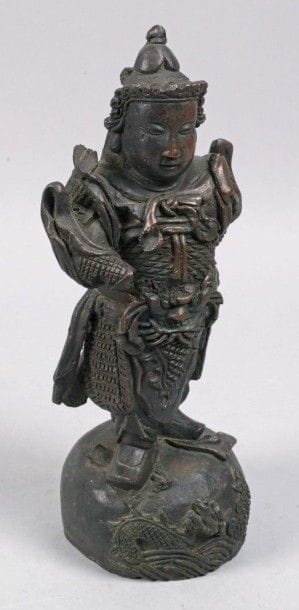 CHINE, époque MING (1368-1644)
GARDIEN AVEC...