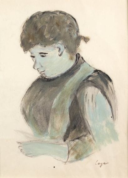 Celso LAGAR - 1891-1966
FEMME EN BUSTE Dessin...