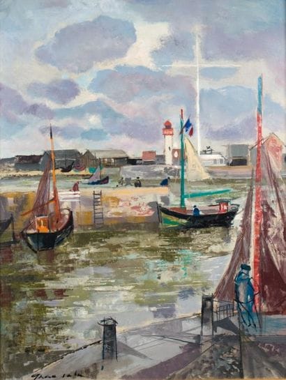 Émile GRAU-SALA - 1911-1975
LE PORT D'HONFLEUR...