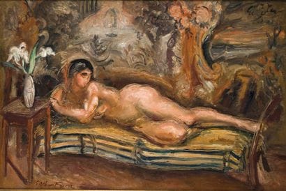 Émile OTHON FRIESZ - 1879-1949
NU SUR LE...