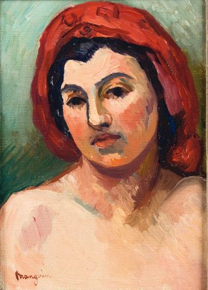 Henri MANGUIN - 1874-1950
JEUNE FEMME À LA...