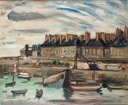 Émile OTHON FRIESZ - 1879-1949
SAINT-MALO,VUE...